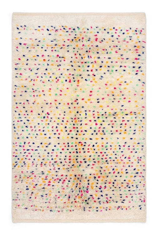 Tapis berbère Boujaad — Pluie de Confettis
