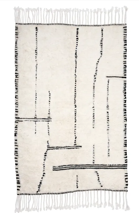 Tapis berbère Beni Ouarain — Traits d'Encre