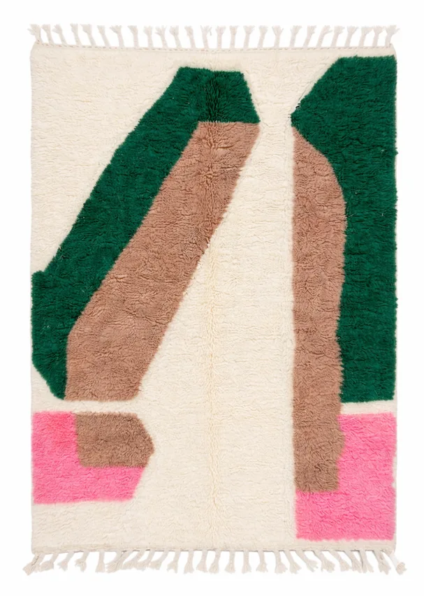 Tapis berbère Azilal — Forêt de Jade