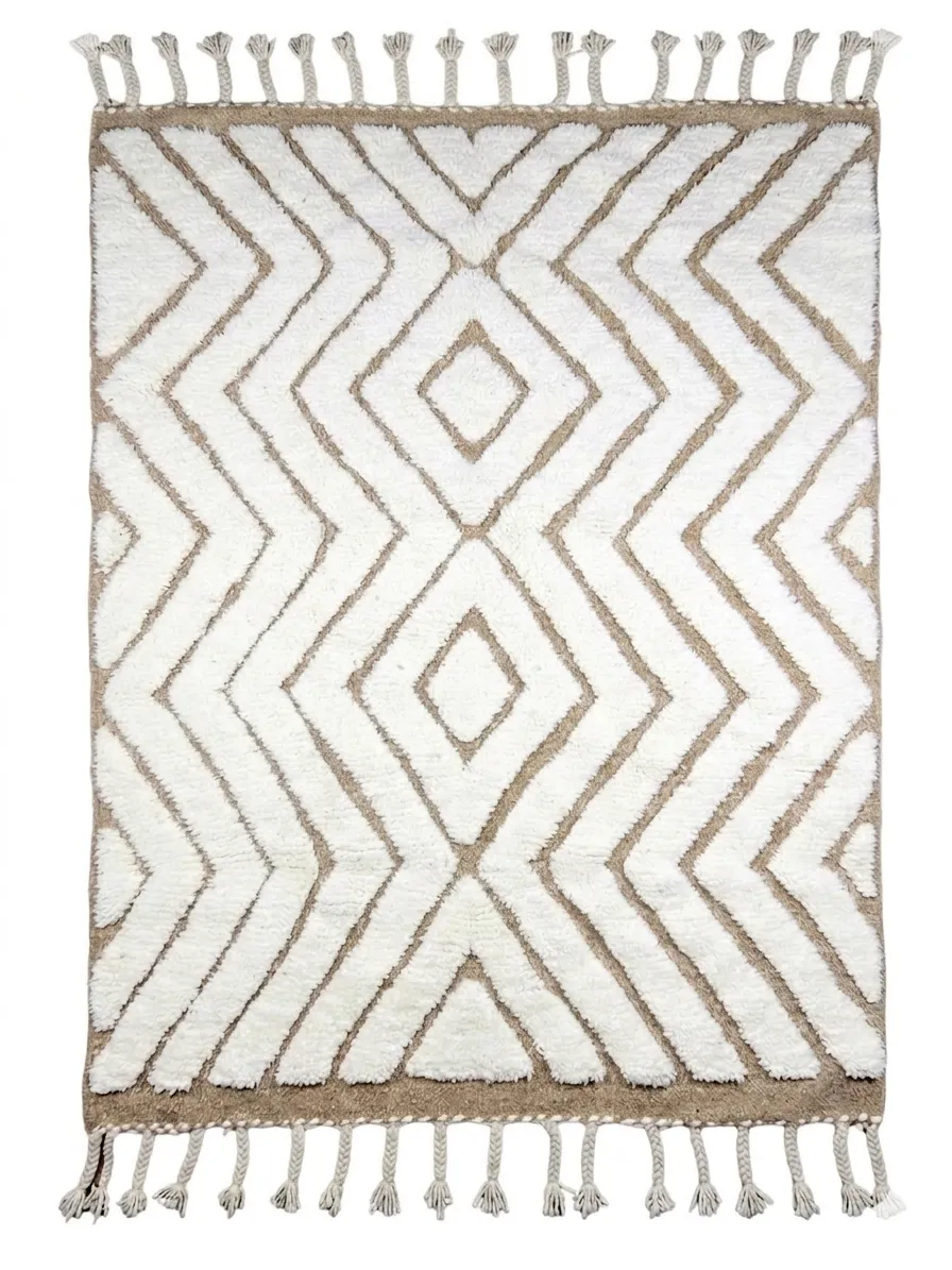 Tapis berbère Beni Ouarain — Chevrons de Sable