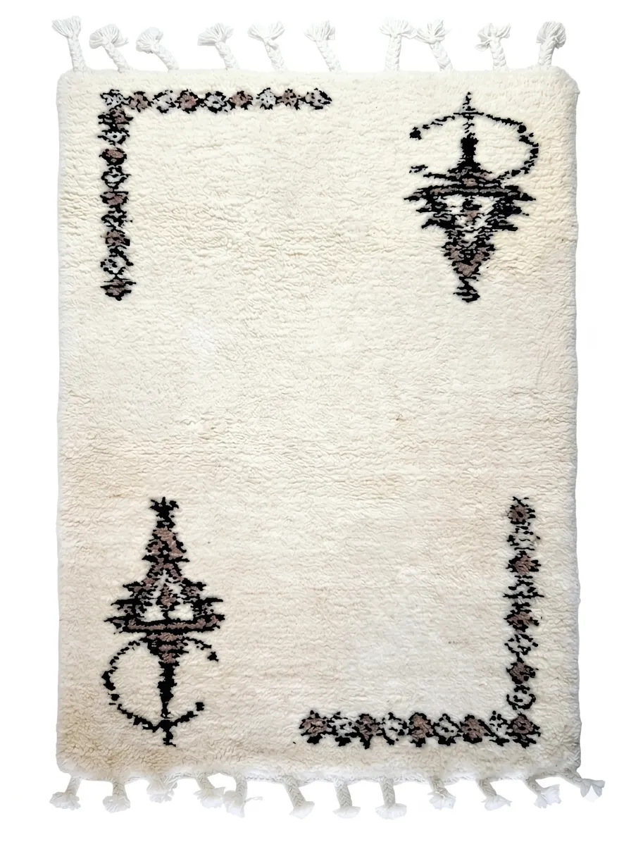 Tapis berbère Beni Ouarain — Gardiens Solitaires