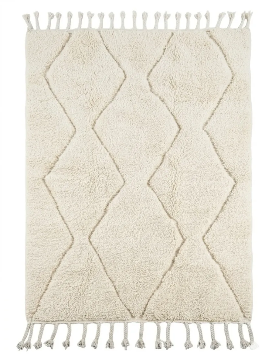 Tapis berbère Beni Ouarain — Diamants Croisés