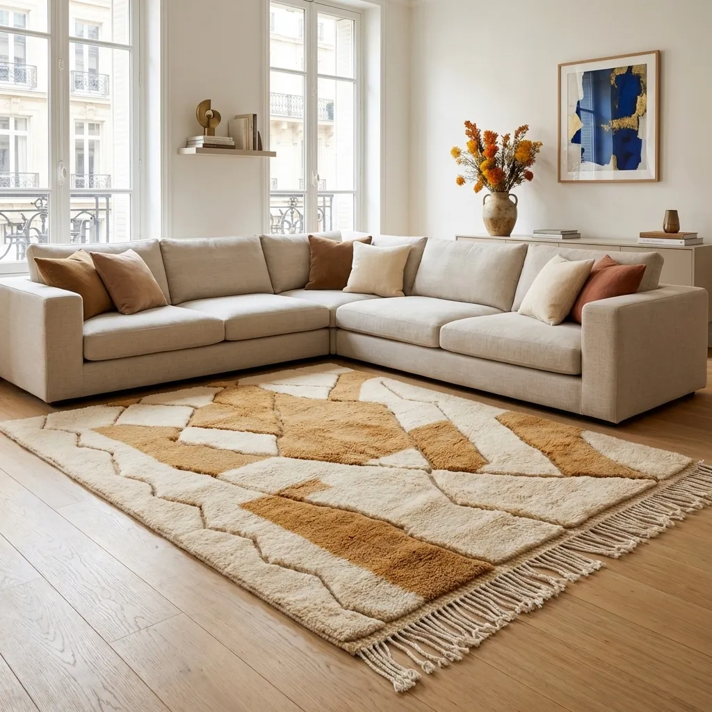 Tapis berbère Mrirt en situation